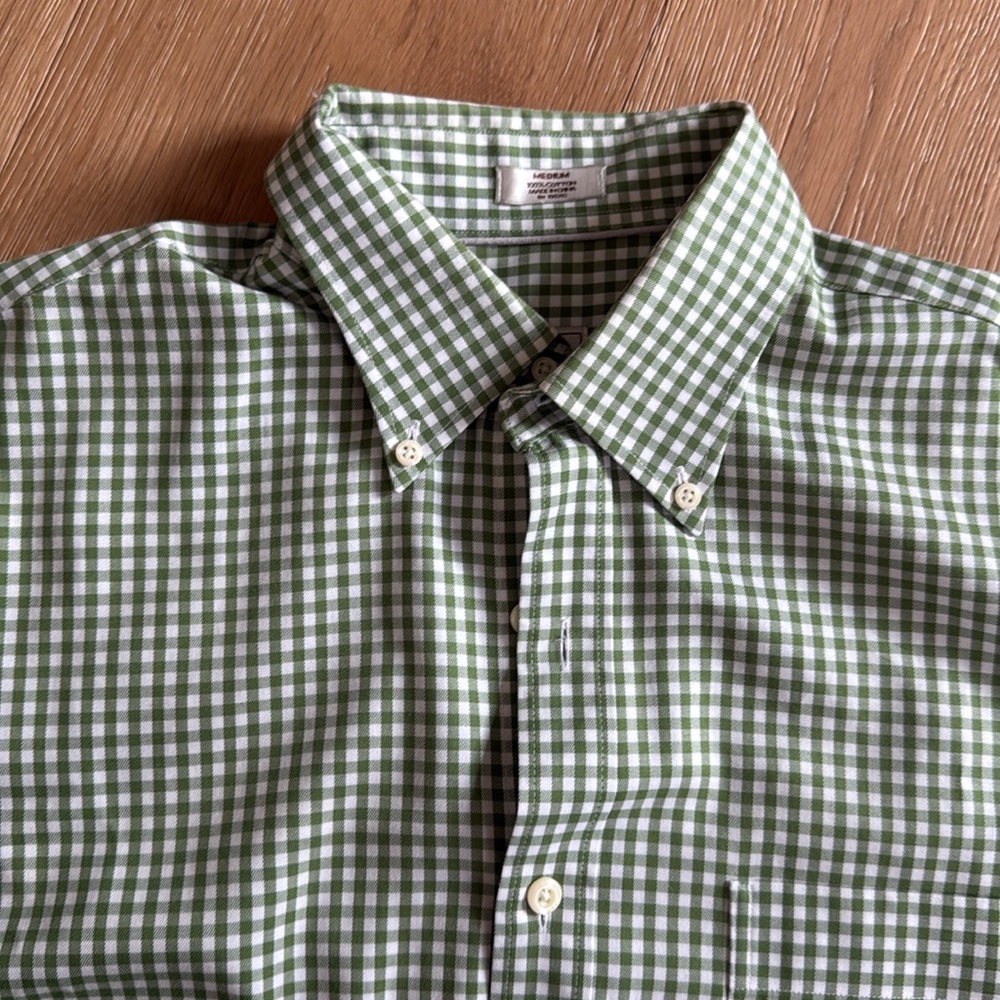 Peter millar green Checkered Men's Shirt